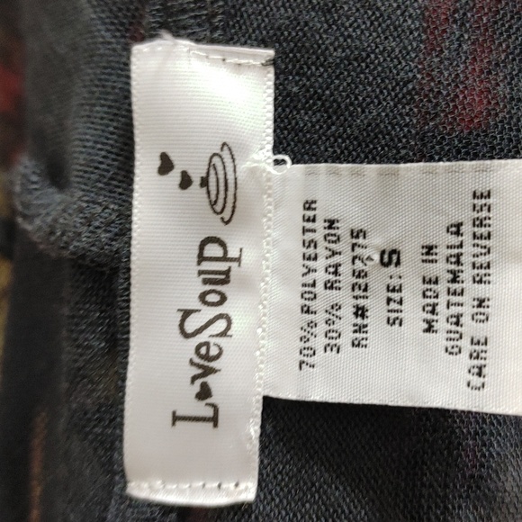 (5 for $20) Live Soup dark gray cardigan size small. - Picture 5 of 5